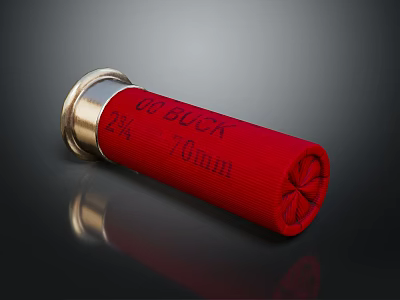 Modern bullet shotgun dictionary pistol bullet rifle bullet 3d model