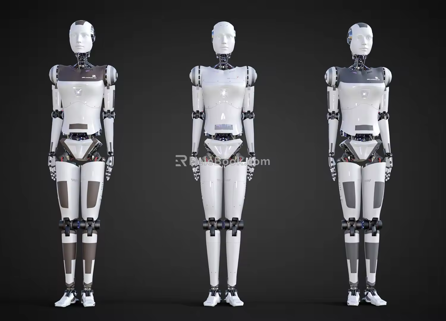 Modern science and technology sense robot toy robot virtual character intelligent robot 3d model