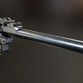 Vintage Firearm With Wooden Grip Metal Barrel And Detailed Components