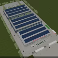 Modern 4S Dealership With Glass Facade Plaza Area Parking Lot And People Walking