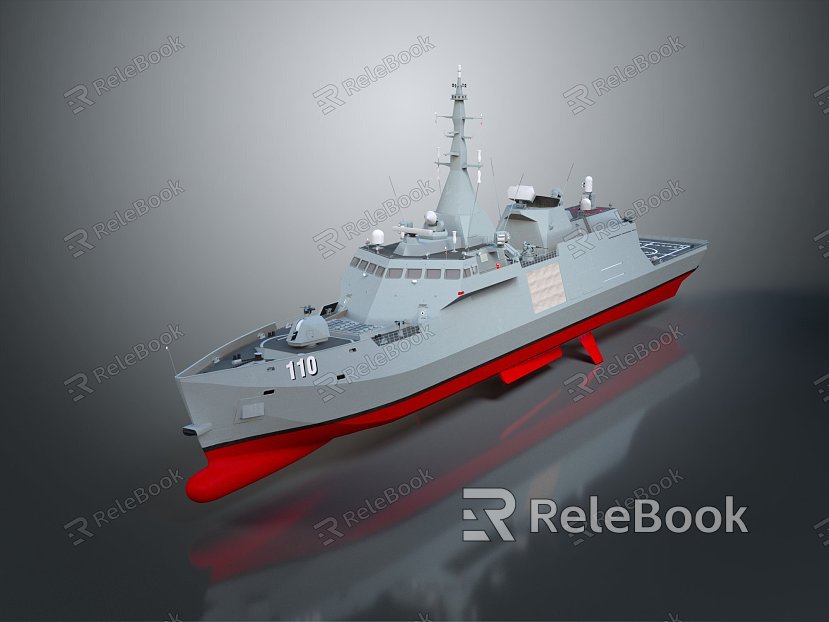 Modern warship frigate class ship ship ship ship model