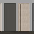 Modern Interior Hinged Doors In Various Colors With Sleek Design And Handles