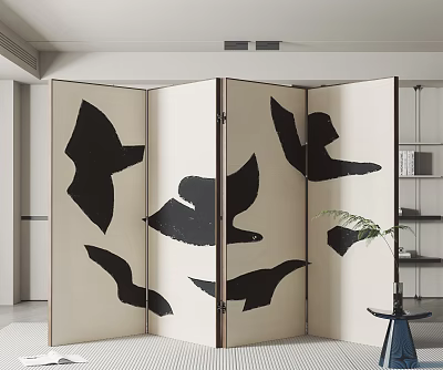 Modern Screen Foldable Screen 3d model