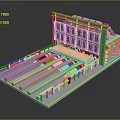 Industrial Processing Equipment With Conveyor Belt System And Metal Heating Elements