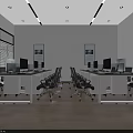 Modern Car Dealership Showroom With Logo Signage And New Cars On