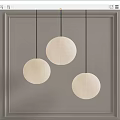 Quiet chandelier paper chandelier 3d model