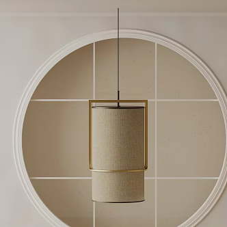 Modern chandelier 3d model