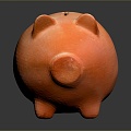 Piggy piggy bank piggy bank pig piggy bank porcelain piggy bank porcelain 3d model