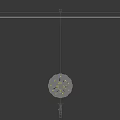Elegant Modern Crystal Chandelier With Petal Shaped Transparent Glass Design For Interior Decor