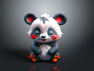 Panda Animal Cartoon Panda Animation Panda Animation Panda Cartoon Character Cartoon Animal model