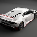 Lamborghini hurricane hit Huracan top pull style luxury car racing sports car concept car 3d model