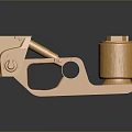Golden Metal Hinges For Furniture Cabinet Drawer With Decorative And Functional Design