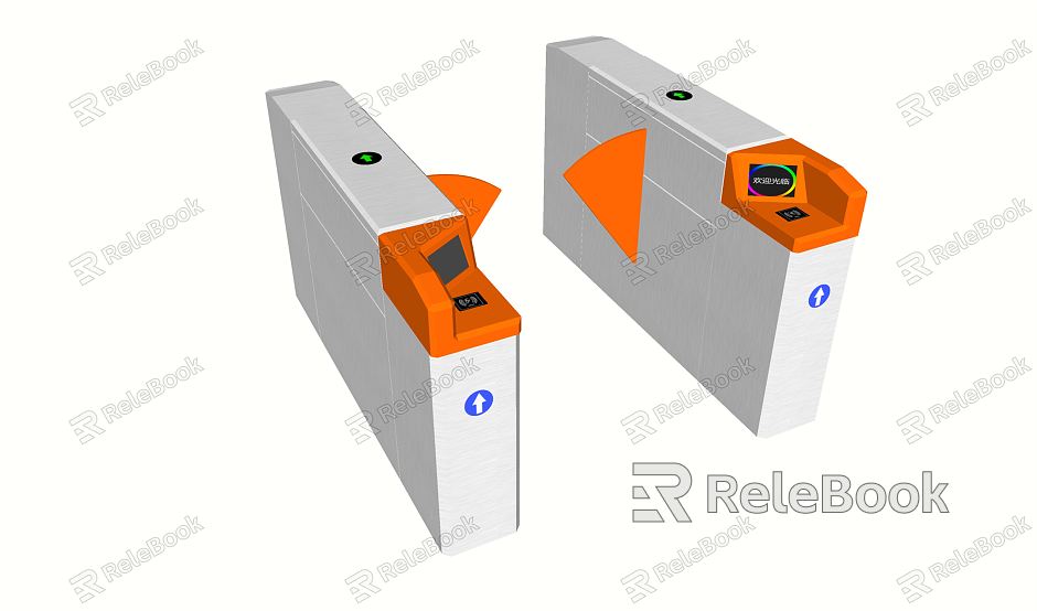 Modern gate machine entrance gate gate bar parking rod vehicle gate model