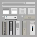 Modern Air Conditioners and Fans Collection With Wall Mounted Floor Standing And Tower Designs
