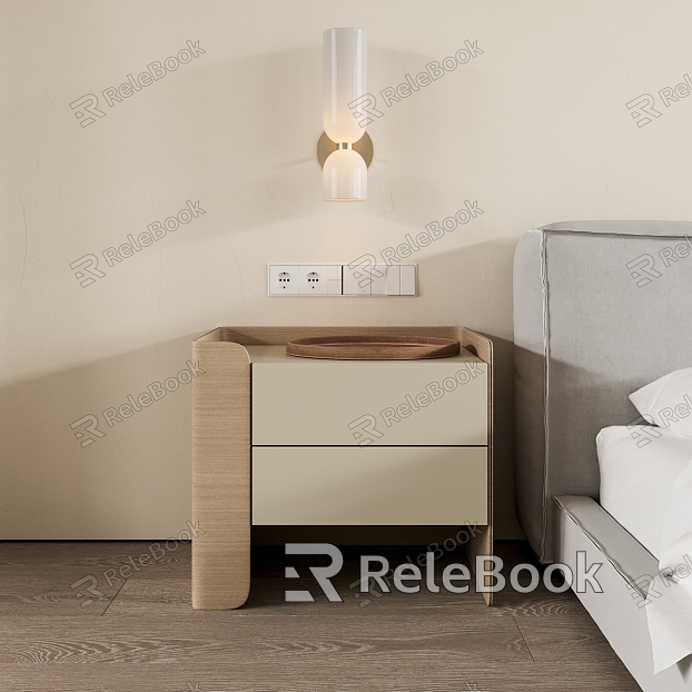 Bedside table wall lamp model