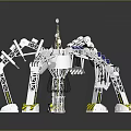 Mechanical Spider Robot With Multi Legged Robotic Structure And Design Elements