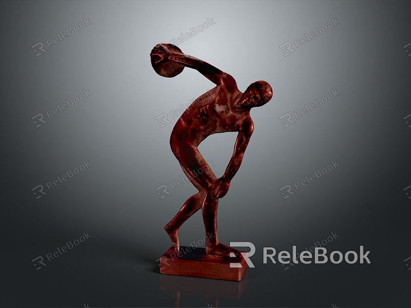 Sports Star Discus Athlete Athlete Sports Athlete Character Game Character Game Character model