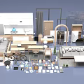 Stylish Decorative Ornament Combination For Home Interior With Various Small Ornaments