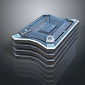 Hardware Tools Stackable Metal Trays with Durable Black Construction for Workshop Storage
