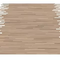 Light Natural Wooden Flooring Neatly Laid With Smooth Surface And White Baseboard