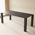 Modern Dining Table Desk Tea Table 3d model