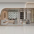 Light Luxury Cosmetics Store Cosmetics Store 3d model