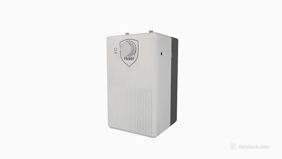 Haier White Compact Water Heater With Modern Design For Daily Electrical Use 3d model 