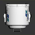 White SAKURA Industrial Mechanical Device With Stand And Control Knobs