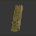 Natural Stone Wood Decorative Sculpture With Textured Surface For Home