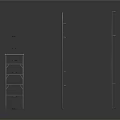 Various Metal Ladders With Different Heights And Sturdy Design For Home Or Industrial Use