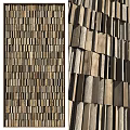 Natural Wooden Plank Wall Design With Textured Pattern And Modern Style