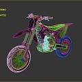 Motorcycle Two-wheeled Motorcycle Cross-country Motorcycle Road Race Motorcycle Motor Vehicle Transport 3d model