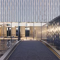 Modern Exhibition Hall Architecture Sales Office Architecture Exhibition Hall Architecture Demonstration Area Landscape 3d model