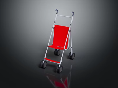 Modern Carts Realistic Cartoon 3d model