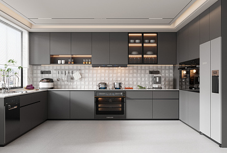 Modern Kitchen 3d model