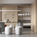 Modern Hotel Room With Wooden Bunk Beds And Minimalist Interior Design Elements
