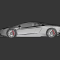 Dark Brown Luxury Sports Car With Sleek Exterior Design Red Rims Shiny Finish