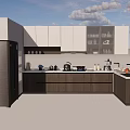 Fresh Food Preparation In Modern Kitchen With Dark Cabinets And Stainless Steel Refrigerator