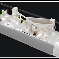 Modern Clothing Store Interior Design With Clothing Racks Display Areas And Plants