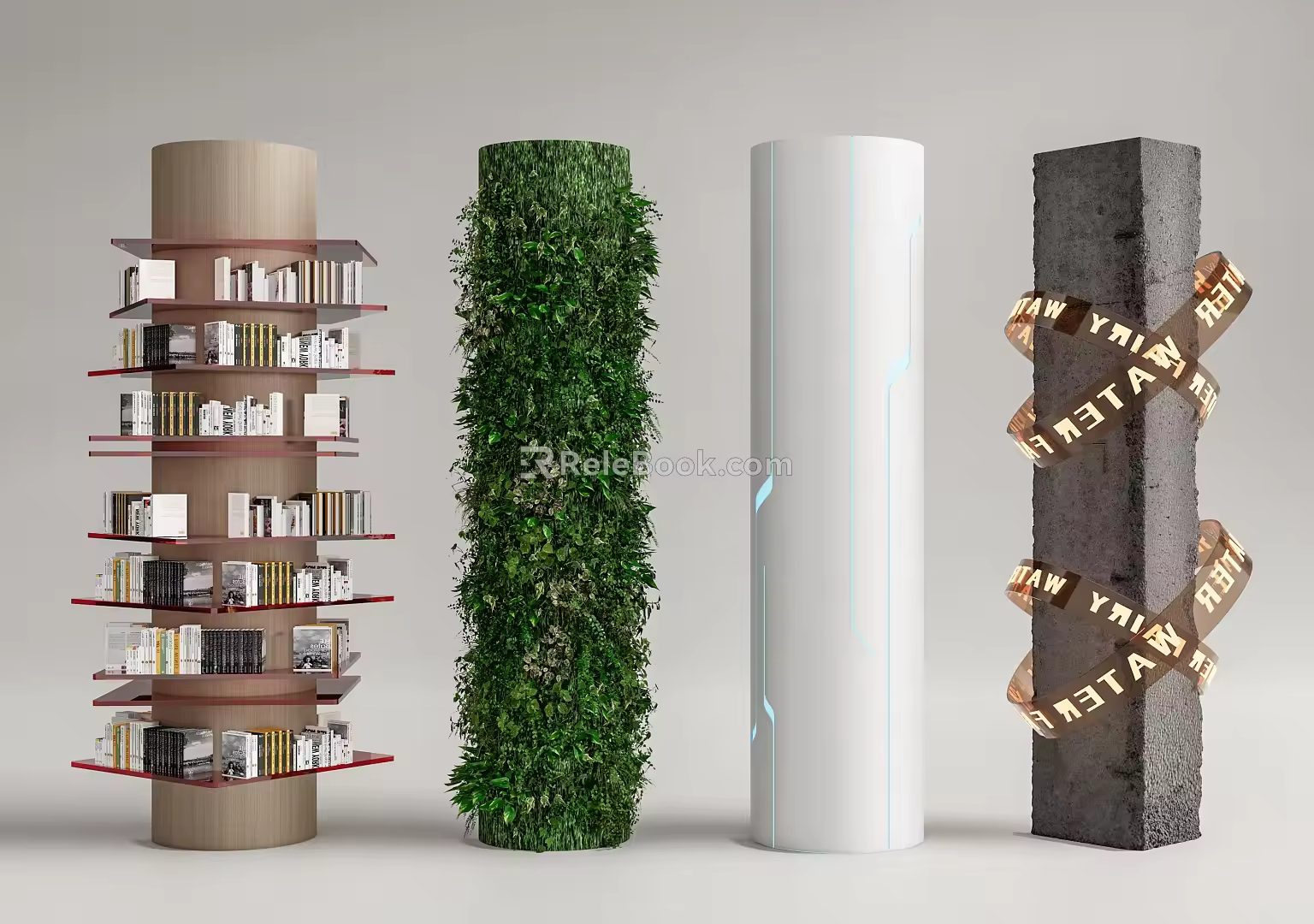 Modern Column 3d model