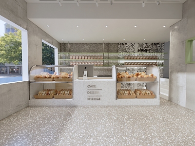 Modern Bakery 3d model