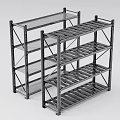 Heavy Duty Metal Shelves Ideal For Hardware Tools Storage With Multi Layer Design