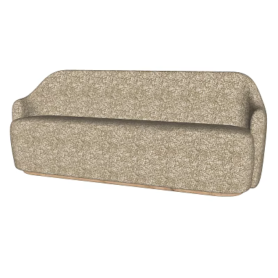 Modern Multiplayer Sofa Beige Velvet Sofa 3d model Modern Multiplayer Sofa Beige Velvet Sofa 3d model