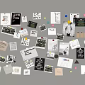 Creative Wall Decor With Mixed Photos Notes Calendars Wooden Clips And Colorful Balls