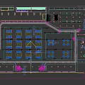 520 Supermarket Interior Design With Shelves Products Tables Chairs And Green Plants