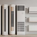 Various Types Of Modern White Air Conditioner Fan For Indoor Home Use