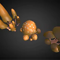 Detailed 3D Models of Various Mushroom Vegetables with Different Shapes and Sizes