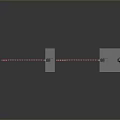 Vehicle Barrier System With Red And White Striped Arm On Road Lane