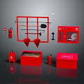 Essential Commercial Safety Equipment Including Fire Extinguishers Sand Boxes And Hose Cabinets