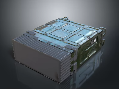 Advanced Military Weapon System With Metal Panel Structure And Modular Design For Tactical Use 3d model